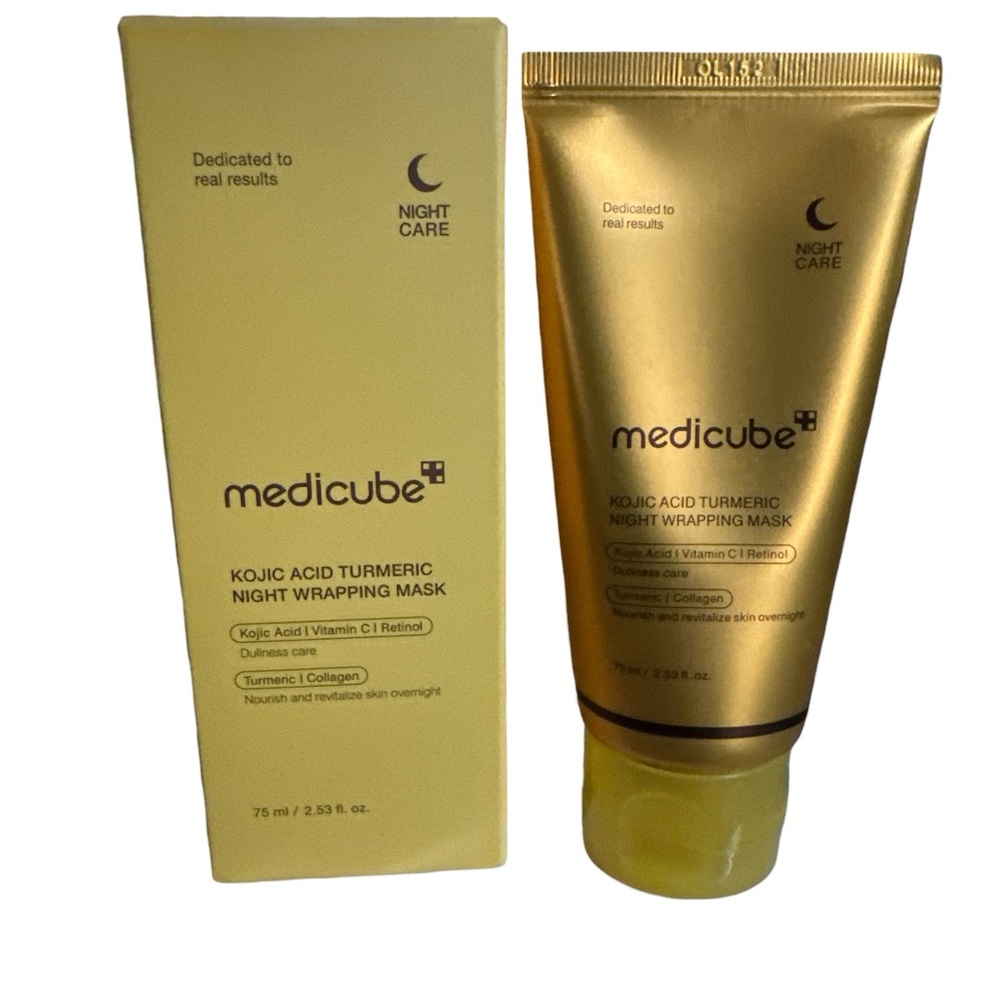 NWT Medicube Kojic Acid Turmeric Night Mask | Brightening Overnight 75 mL